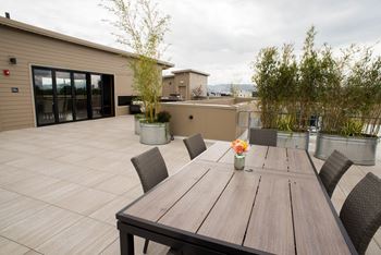 Rentable rooftop terrace