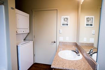 In home full size washer and dryer