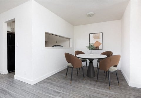 Floor plan for 1 bed, 1 bath, 550 sqft