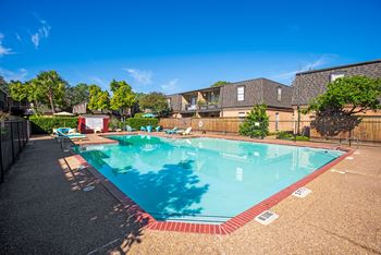Shimmering swimming pool