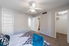 Beaumont apartment for rent - Bedroom With Closet at Longfellow Apts, Beaumont, TX, 77706