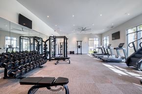 Jacksonville apartment for rent - Resident clubhouse gym.