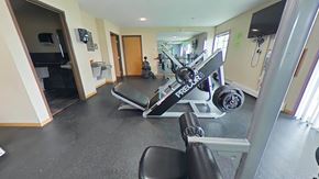 Williston apartment for rent - Gym at Roosevelt West Apartments, Williston, ND