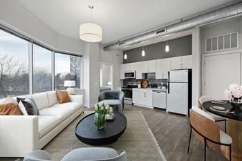 Living and kitchen