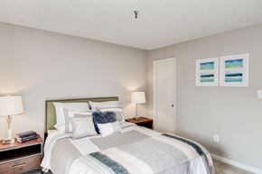 Columbia apartment for rent - a bedroom with a bed and two night stands at Hamilton at Kings Place, Columbia, 21046