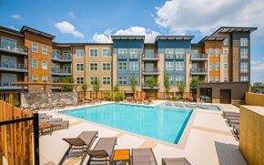 Rockville apartment for rent - Relaxing Pool Area With Sundeck at Mira Upper Rock, Rockville, MD
