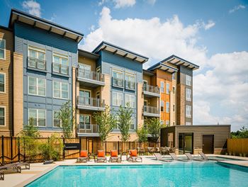Front pool view