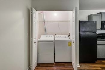 In unit washer and dryer in closet