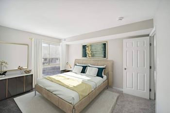 Spacious bedroom