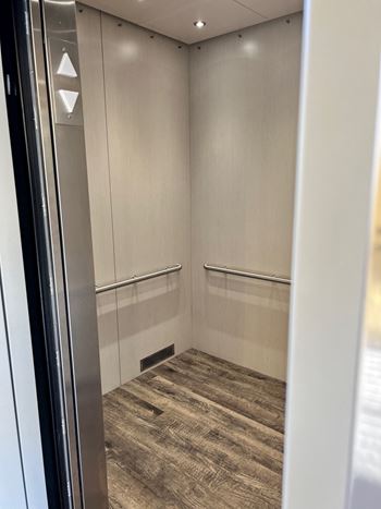 Elevator-served building