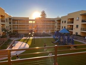 Santa Cruz apartment for rent - Ocean Street Courtyard/Playground