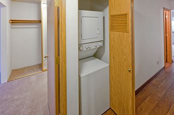 Washer/dryer in two bedroom apartments