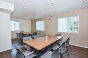 Penn Valley apartment for rent - a meeting room with a large table and chairs