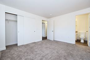 Gresham apartment for rent - a bedroom with a toilet and two closets