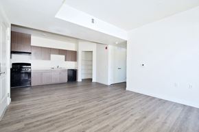 Oroville apartment for rent - a kitchen and living room in a 555 waverly unit