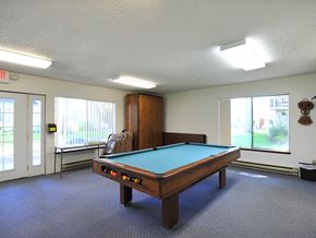 Dallas apartment for rent - Countrywood Manor billiard room