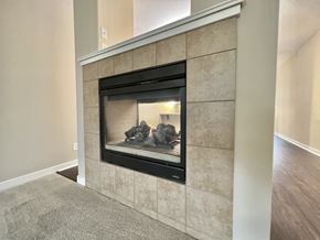 Portland apartment for rent - Calico Place Fireplace