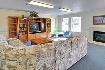 Red Bluff apartment for rent - a living room with a couch and a television