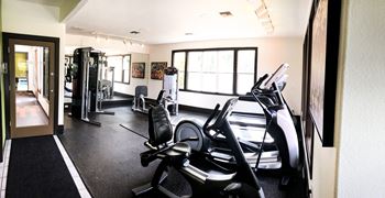 24 Hour fitness and exercise room