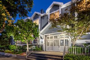 Encino apartment for rent - Apartments in Encino, CA - Exterior of Community Main Entrance Lit Up