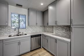 Sherman Oaks apartment for rent - One Bedroom Apartments in Sherman Oaks, CA - Interior View of Kitchen with Double Sinks