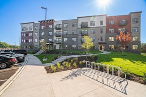 Plymouth apartment for rent - exterior view at the district at highland village apartments