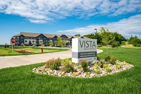 St. Joseph apartment for rent - the view sign in front of the building apartments