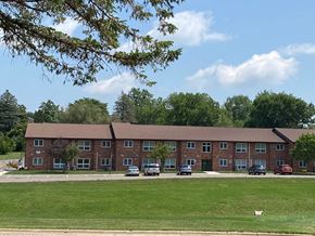 Lancaster apartment for rent - E building where office is located