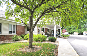 Mineral Point apartment for rent - a tree in front of a house