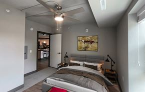 Madison apartment for rent - Spacious Bedroom with Ceiling Fan