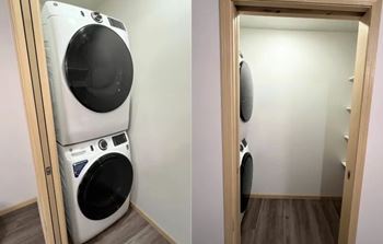 Full-size, in-home washer/dryer