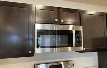 Built-in, over-the-stove microwave