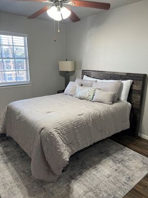 San Angelo apartment for rent - Bedroom with Cozy bed at Jackson Way Apartments, Texas
