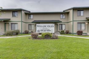 Newport apartment for rent - a building with a sign that reads willow glen apartments