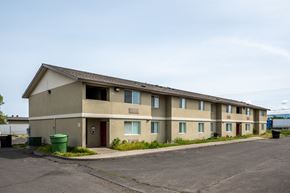 Milton-Freewater apartment for rent - an apartment building with a street in front of it