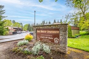 Sherwood apartment for rent - the preserve apartments sign