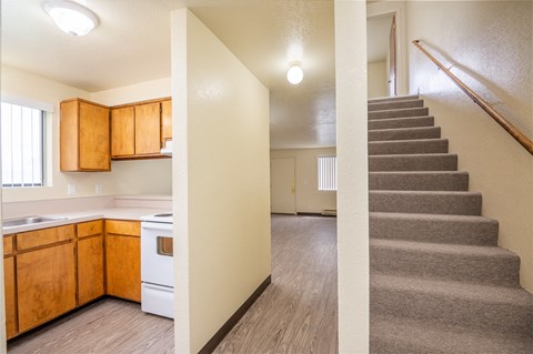 Floor plan for 2 beds, 1 bath