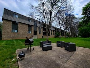 Eagan apartment for rent - our apartments have a patio with seating and a grill