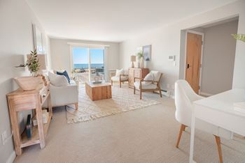 Airy and bright modern living room