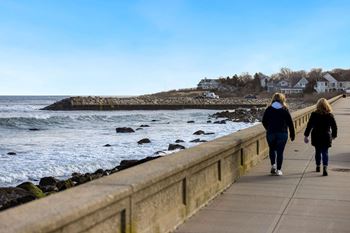 Ocean beach pathway