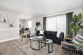Indianapolis apartment for rent - our apartments offer a living room with a couch coffee table and dining table