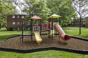 Cleveland apartment for rent - a playground with slides and monkey bars