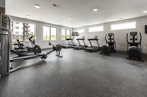 Indianapolis apartment for rent - Cardio Machines at Wesmont, Indianapolis, IN, 46202