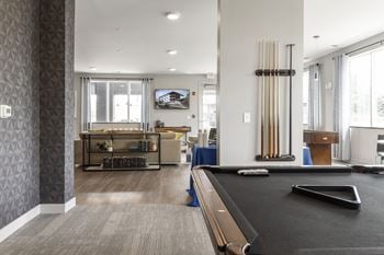 Clubhouse with billiards table
