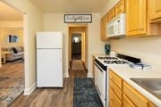 Baltimore townhouse for rent - A kitchen at Rockdale Gardens Apartments in Windsor Mill, MD.