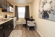 Baltimore apartment for rent - Kitchen with dining area at Loch Bend Apartments, Baltimore, MD, 21234