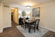 Towson apartment for rent - Dining room with a wooden table and chairs at Ivy Hall Apartments*, Towson