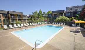 Towson apartment for rent - Private swimming pool at Charlesgate Apartments, Towson, Maryland