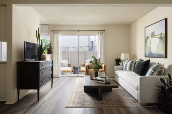 Spacious private patio or balcony