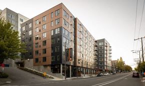 Seattle apartment for rent - Exterior of Leeward Apartments in Seattle.